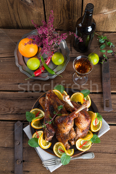 	geese meat for St. Martin's Day Stock photo © Dar1930