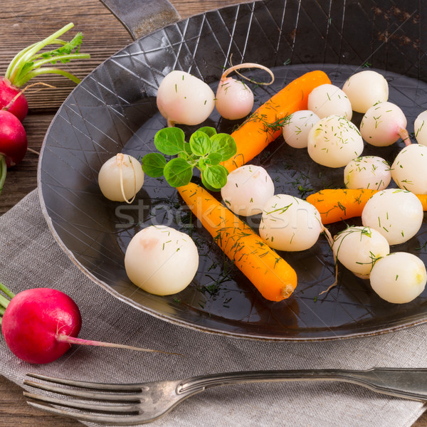 tasty roasted radishes Stock photo © Dar1930