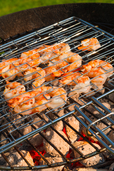 grilled shrimps Stock photo © Dar1930