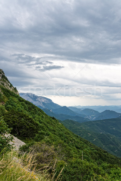 Montagna panorama montagna viaggio pietra nero Foto d'archivio © Dar1930