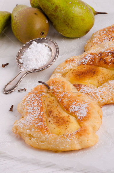 Racuchy – Polish pancakes with fruits Stock photo © Dar1930