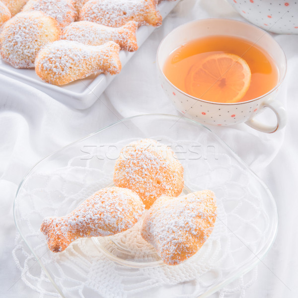 fresh baked madeleines cookies Stock photo © Dar1930