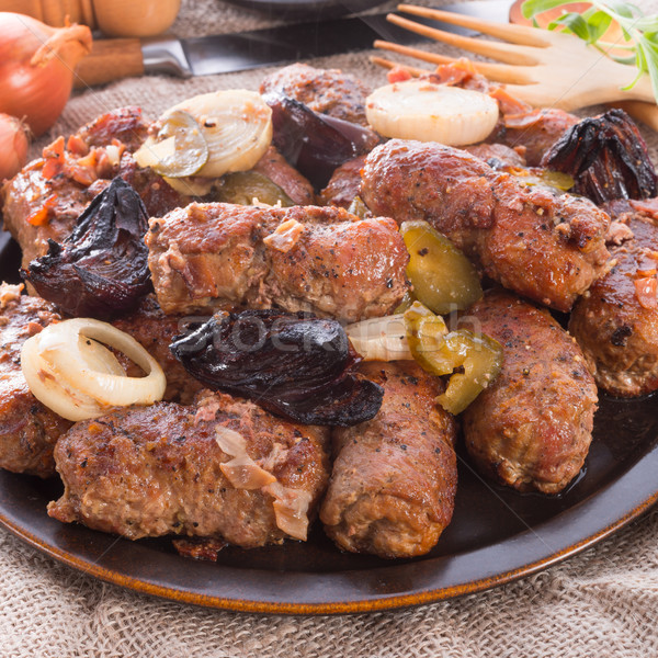 meat beefs olive Stock photo © Dar1930
