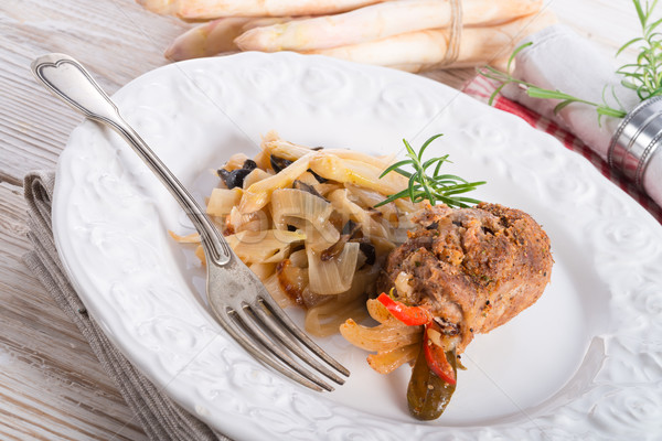 meat beefs olive Stock photo © Dar1930