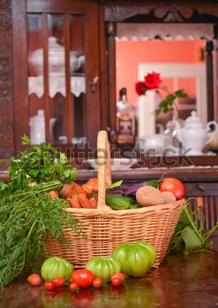 Vegetable basket Stock photo © Dar1930