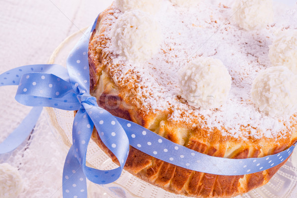 kokos quark cake Stock photo © Dar1930