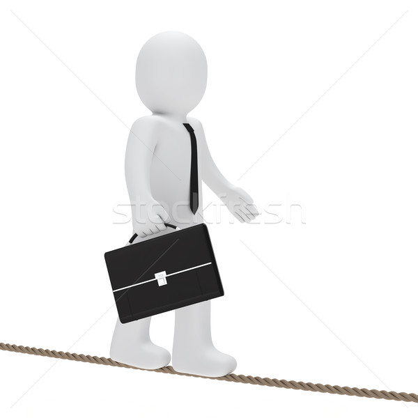 businessman to balance Stock photo © dariusl