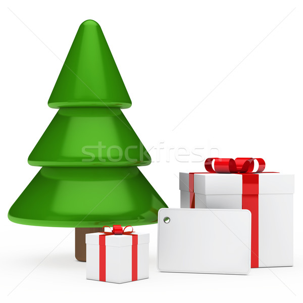 christmas tree and gifts  Stock photo © dariusl