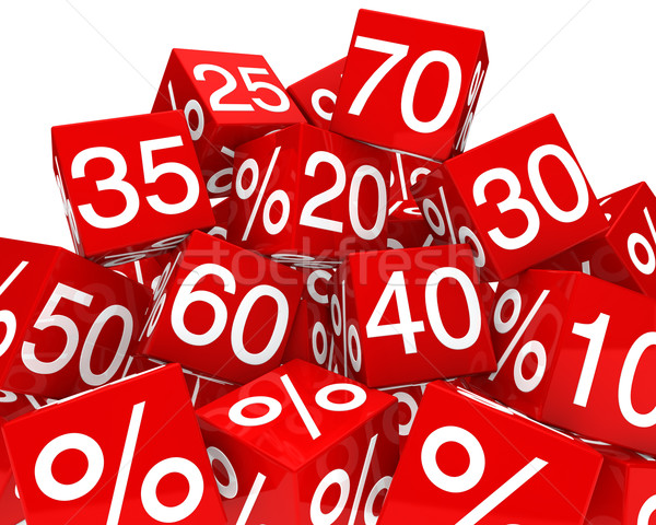 sale cubes Stock photo © dariusl