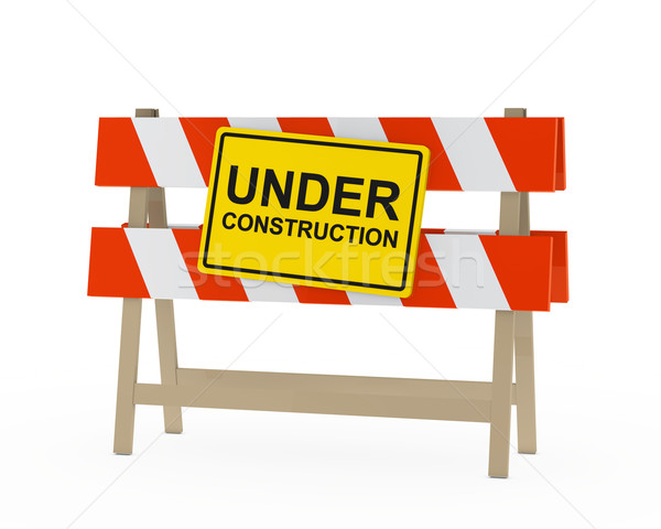 under construction barrier Stock photo © dariusl