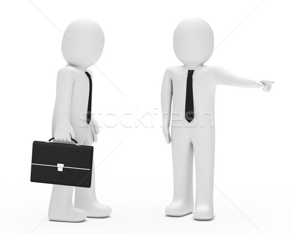Boss fired businessman Stock photo © dariusl