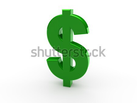 Сток-фото: 3D · доллара · синий · деньги · бизнеса · валюта