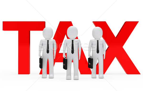 Tax Businessmen Stock photo © dariusl