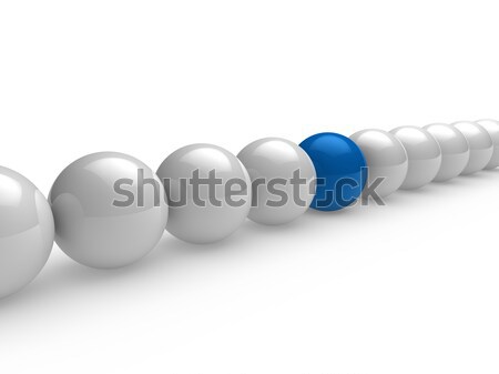 3d ball zielone biały line sieci sferze Zdjęcia stock © dariusl