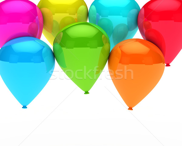 Stock photo: colorful balloons