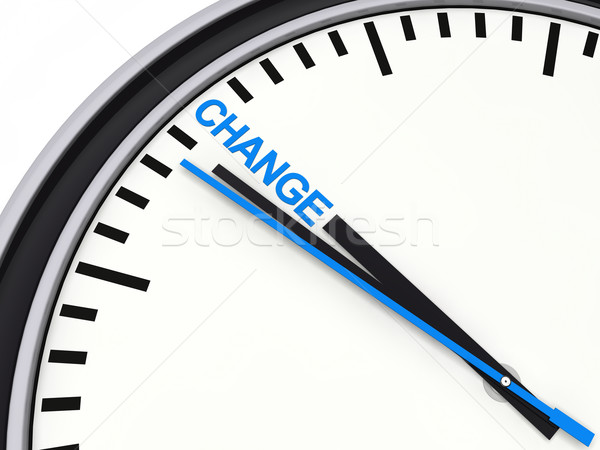 3d clock time change Stock photo © dariusl