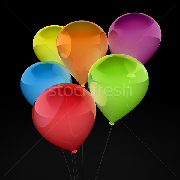 3d ballon colorful Stock photo © dariusl
