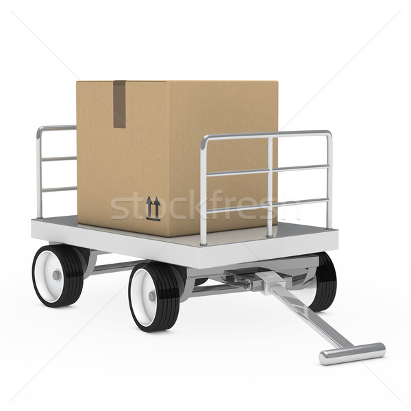 transport package trolley Stock photo © dariusl