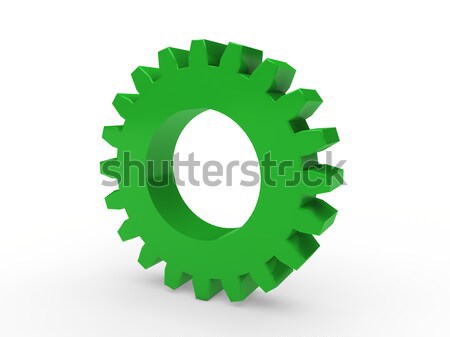 Stockfoto: 3D · versnelling · groene · machine · wiel · technologie