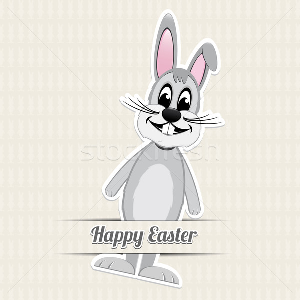 gray easter bunny happy easter Stock photo © dariusl