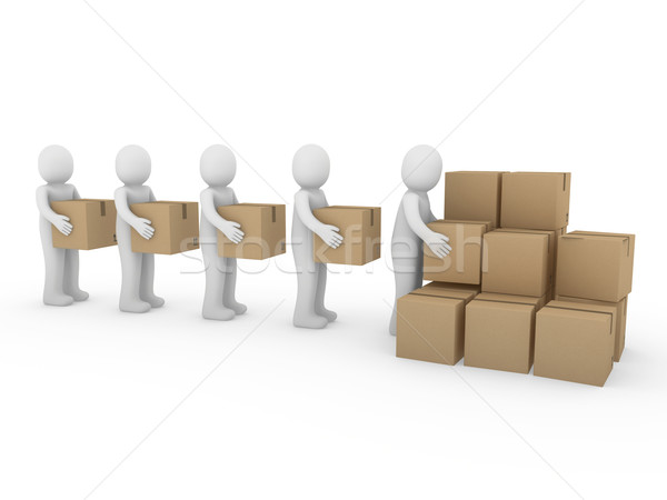 Zdjęcia stock: Pakiet · wysyłki · transportu · pojemnik