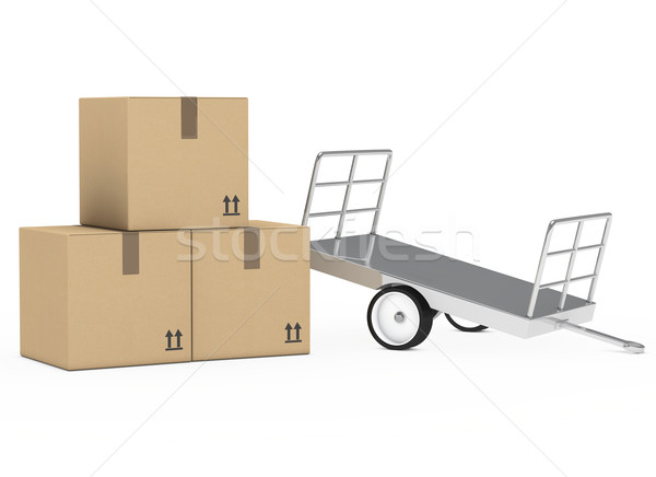 package trailer Stock photo © dariusl