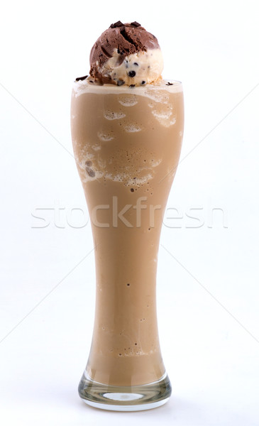 アイスクリーム 食品 コーヒー チョコレート リラックス カフェ ストックフォト © darkkong