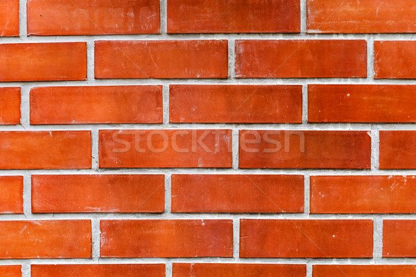 Parede de tijolos marrom parede pintar urbano Foto stock © darkkong