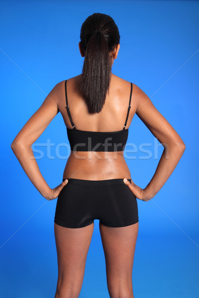Back and torso african american womans fit body Stock photo © darrinhenry