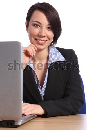 Portrait of beautiful confident business woman Stock photo © darrinhenry