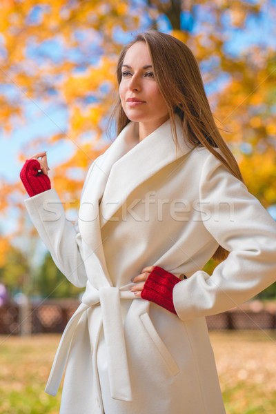 Stock photo: Elegant confident young woman