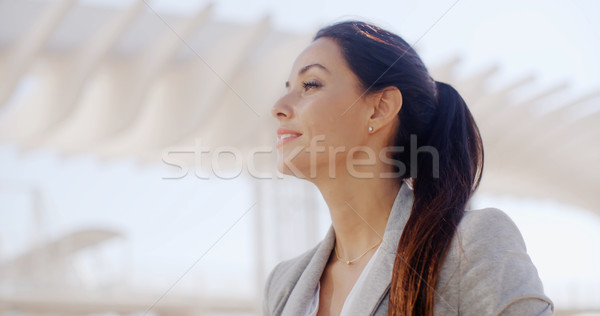 Retrato sofisticado mujer cabeza Foto stock © dash