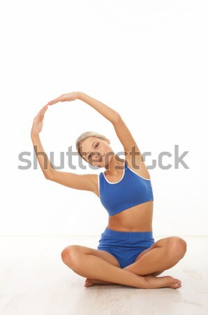 Imagine de stoc: Fitness · fată · tineri · femeie · frumoasa · timp