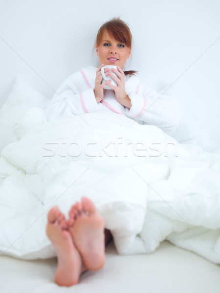 Drink in Bed Stock photo © dash