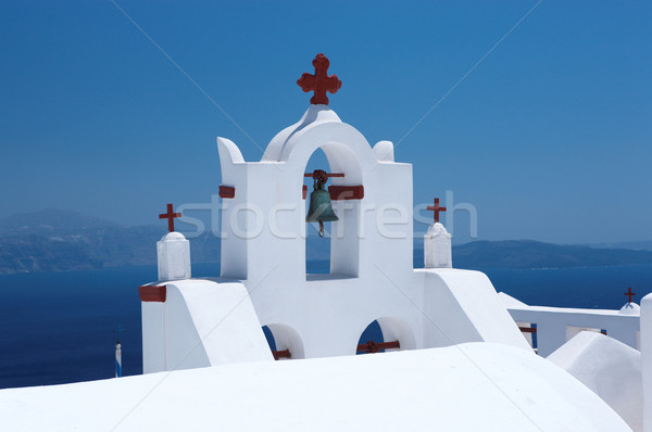 Santorini meraviglioso view città edifici Grecia Foto d'archivio © dash