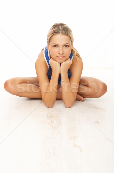 Imagine de stoc: Fitness · fată · tineri · femeie · frumoasa · timp