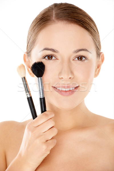 Young woman with a flawless complexion Stock photo © dash
