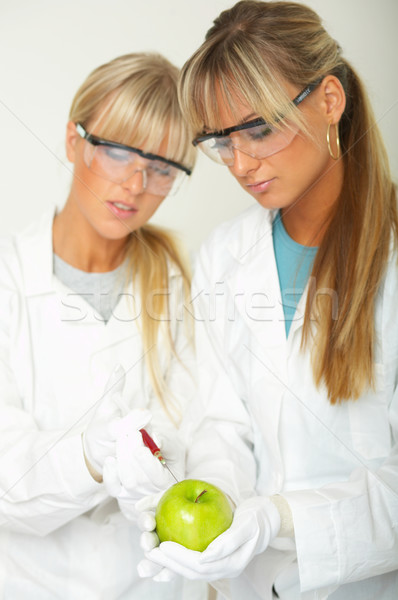 Female in lab Stock photo © dash
