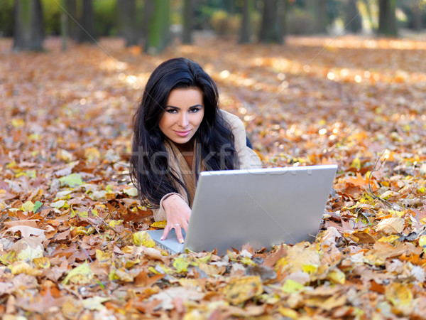 Beauty during autumn Stock photo © dash