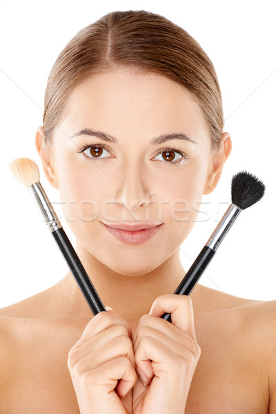 Beauty portrait of a pretty young woman Stock photo © dash