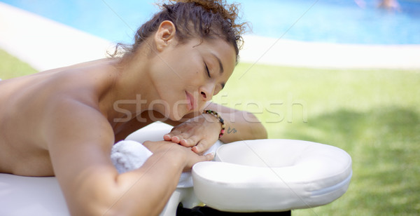 Femme massage table [[stock_photo]] © dash