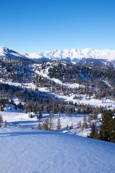 Stock photo: Panorama of Italian Dolomites