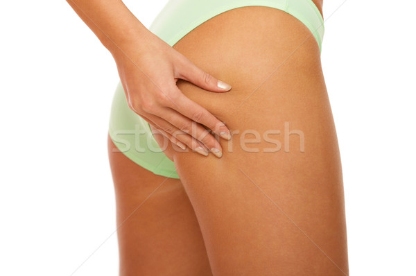 Forme beauté doigts toucher fille [[stock_photo]] © dash