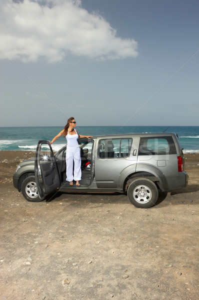 Girl and Car Stock photo © dash