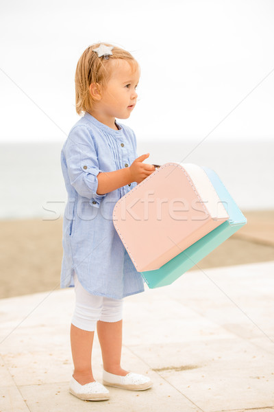 Pretty little girl on summer vacation Stock photo © dash