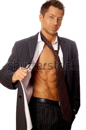 Bem empresário muscular masculino Foto stock © dash