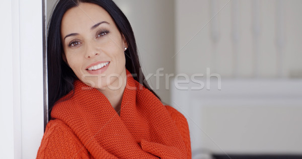 Gorgeous young woman daydreaming Stock photo © dash