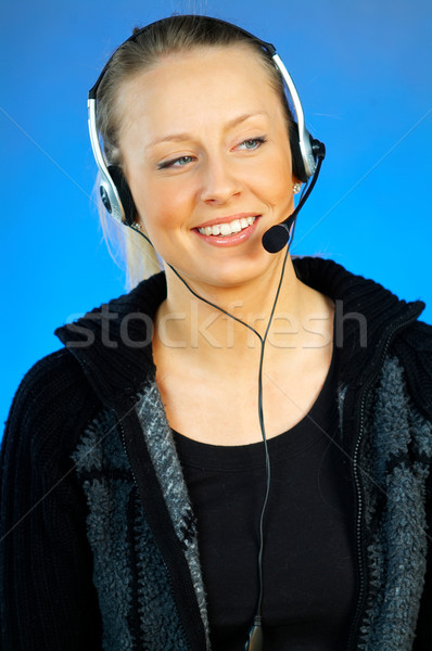 Stock photo: Call Centre Agent