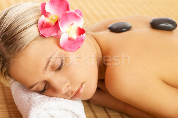 Minden nap fürdő portré gyönyörű nő spa kezelés nő Stock fotó © dash