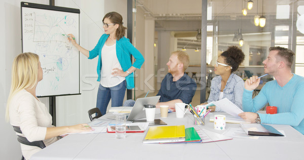 [[stock_photo]]: Personnes · écouter · collègue · bureau · groupe · de · gens · séance